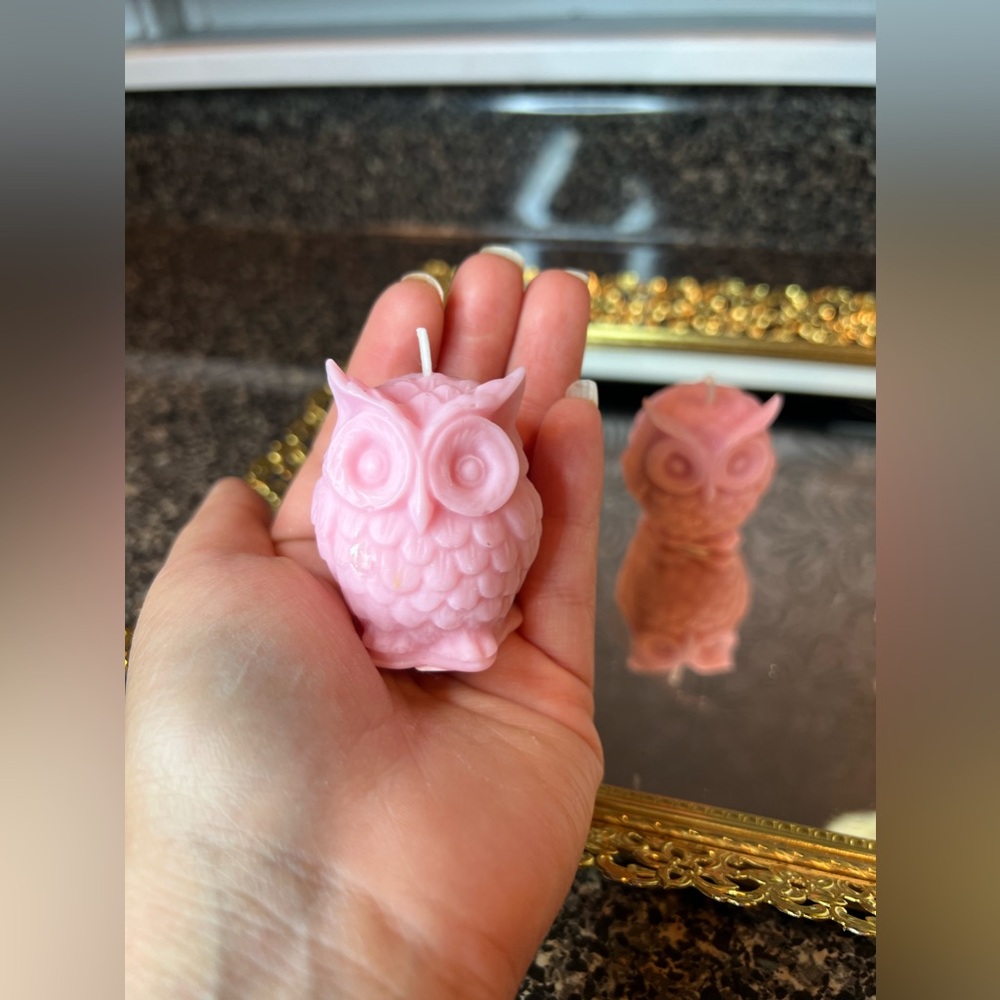 Owl set candle - Grapefruit Mango - Picture 2 of 3